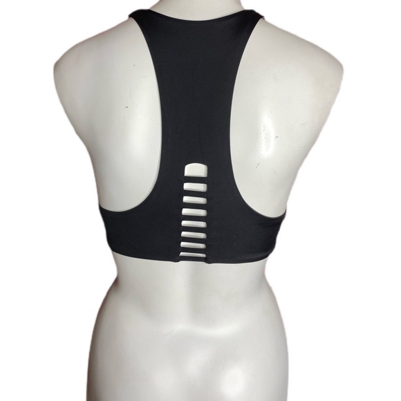 VS Pink Rainbow Chevron Stripe Racerback Swim Top Size Small - Picture 3 of 6